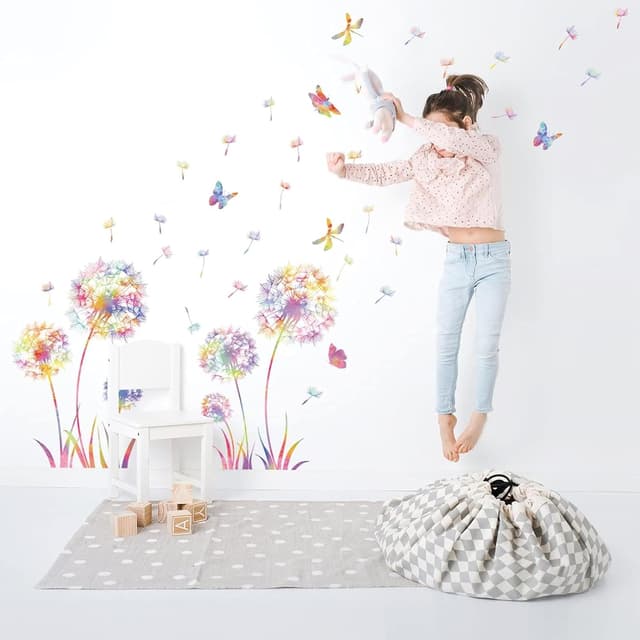 Detalle 2 de KAIRNE Wandtattoo Pusteblume 90×40 cm 🌼