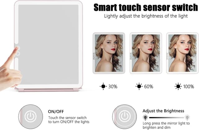 Thumbnail 4 de WEILY Specchio Trucco 72 Luci LED 2000 mAh