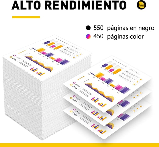 Detalle de DOREINK 29XL Cartuchos Compatibles para Epson Expression 🖨