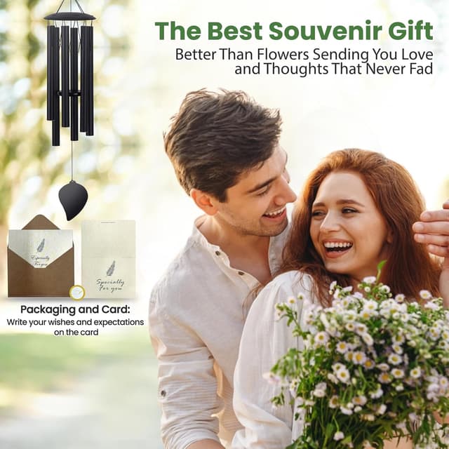 Detalle de YITGOG 40 inch wind chimes for garden