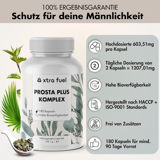 Detalle 2 de Prosta Plus Komplex 180 Kapseln đ©ș