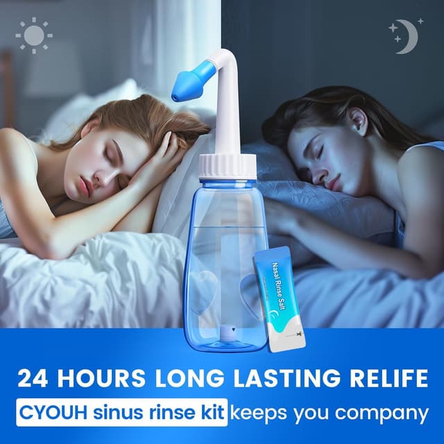 Thumbnail 6 de CYOUH Sinus Rinse Kit 260 ml with 60 packets