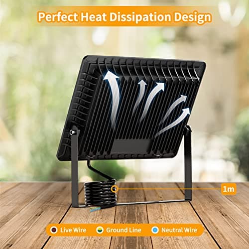 Thumbnail 2 de JESLED Foco LED Exterior 100W 🌟 IP66, 2 piezas