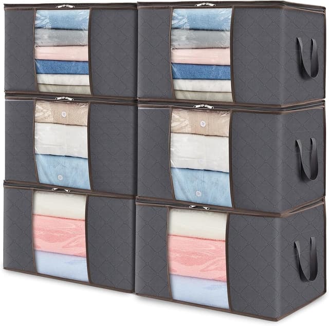 Thumbnail 3 de Lifewit 6-Pack Foldable Storage Bins for Bedding