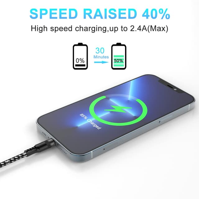 Detalle 1 de Lightning iPhone Ladekabel 5 m von Apple