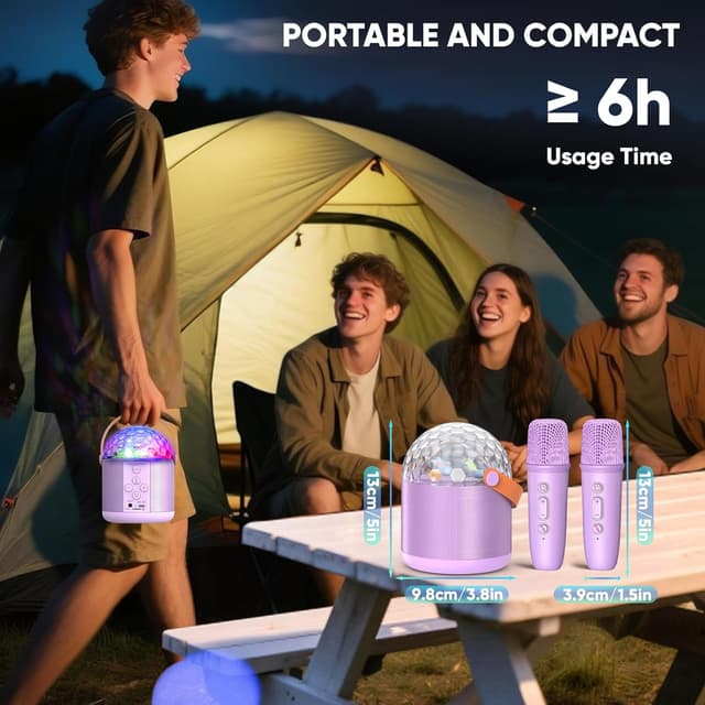 Thumbnail 6 de Dislocati Mini Karaoke Machine for Girls 5–12 🎤