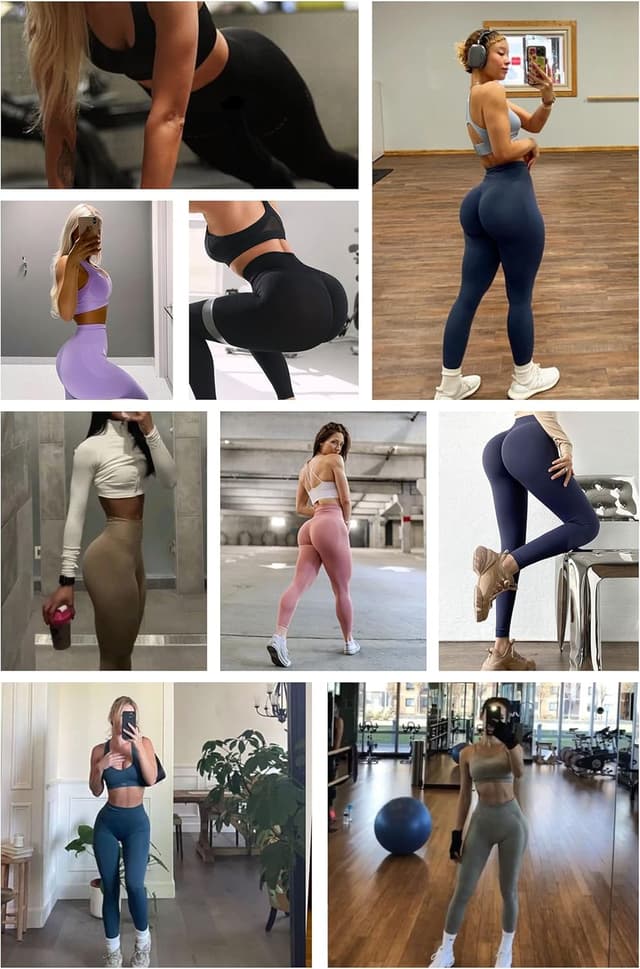 Thumbnail 3 de Scrunch Butt Leggings für Sport, High Waist