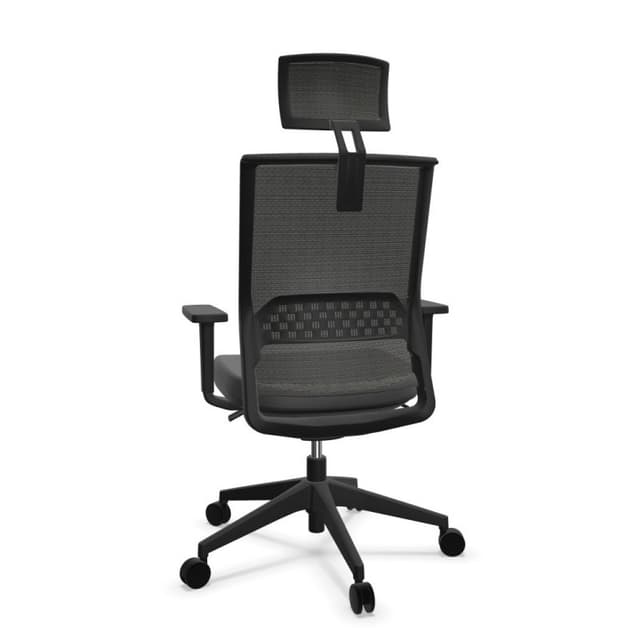 Detalle de Actiu Stay Silla de Oficina Negra con Cabezal