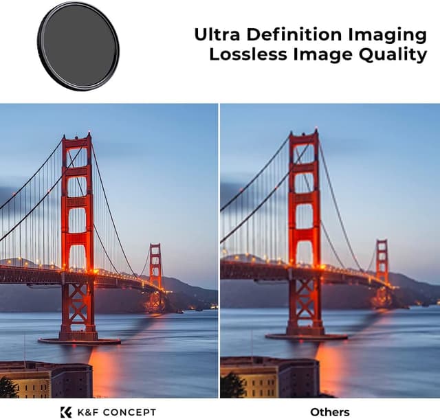 Thumbnail 5 de K&F CONCEPT Nano-X 46mm Filtro ND variabile 1-5 stop