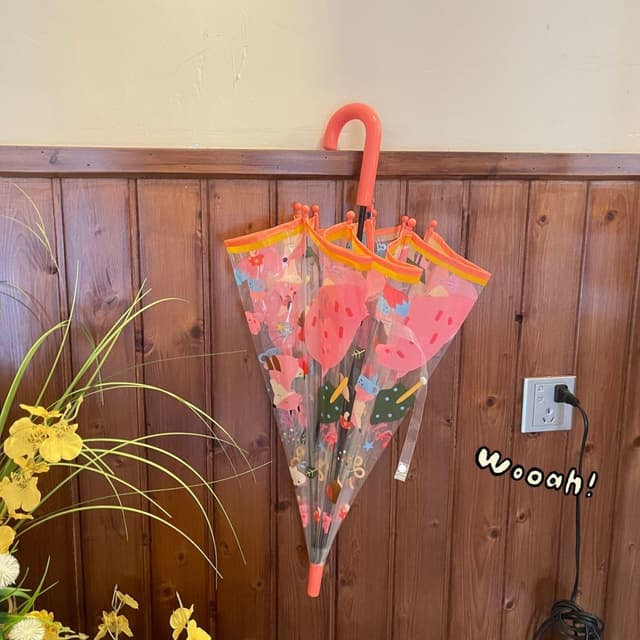 Detalle de Generic Kids Bubble Umbrella with Transparent Dome Canopy (Windproof, Auto-Open, Child-Safe Closure)