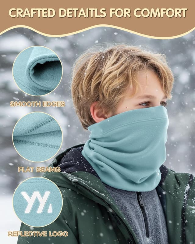 Detalle de Cache-cou enfant YANIKY : tour de cou doux et respirant, taille unique