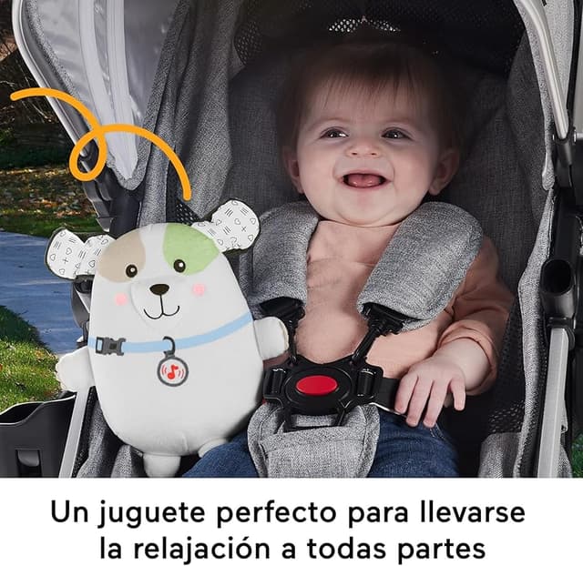 Detalle 2 de Fisher-Price HTJ68 Peluche perrito relajante para bebé