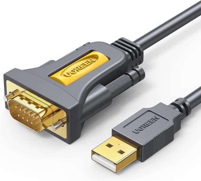 Detalle de UGREEN USB to RS232 DB9 Cable 3m