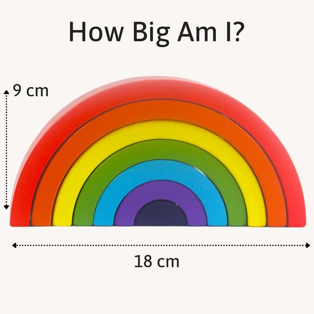 Detalle 2 de Jaques of London Stacking Rainbow Toy