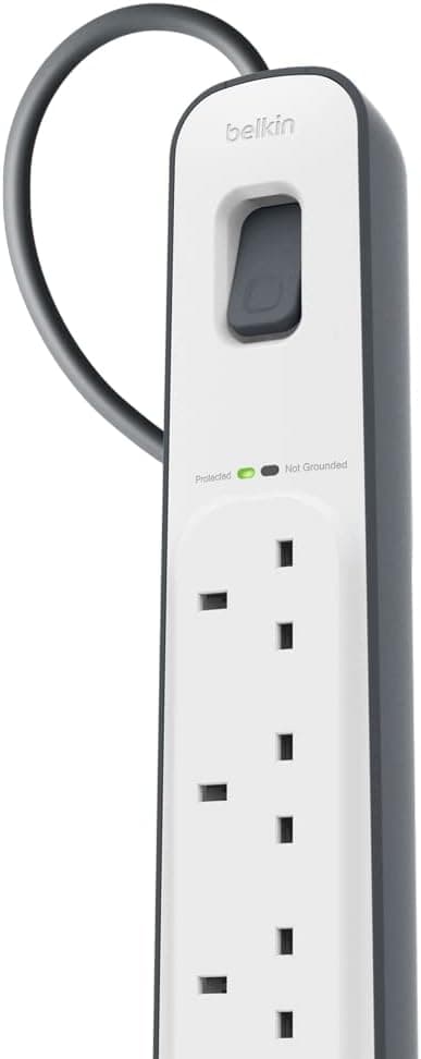 Thumbnail 5 de Belkin 6 Way Surge Protection Lead 2m