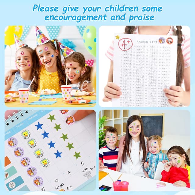 Thumbnail 5 de Vicloon Encouragement Stickers 1200 autocollants