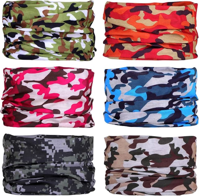 Imagen de 6 Stück Nahtlose Bandanas Multifunktionstuch 🧣 en OfertitasTOP