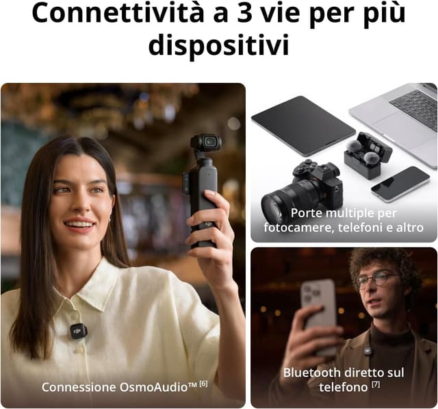 Thumbnail 4 de DJI Mic 3 Microfono wireless ultraleggero