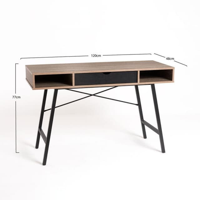 Detalle 2 de Regalos Miguel Forme Escritorio de Madera y Negro 🖥