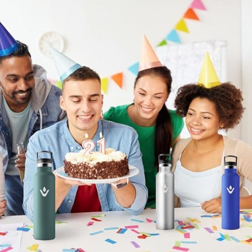 Detalle 2 de Botella térmica 1 L acero inoxidable, aislamiento al vacío 💧