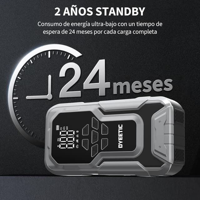 Thumbnail 5 de DYEETIC 6000A arrancador portátil 21800mAh