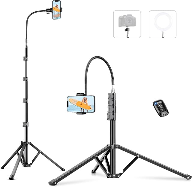 Detalle de Victiv 88" Tall Tripod for iPhone – flexible phone stand 🎥
