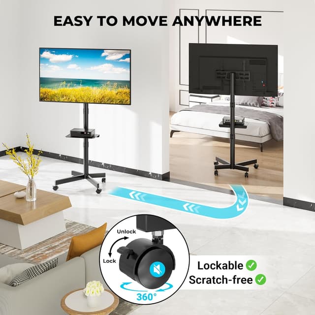 Thumbnail 6 de BONTEC TV Ständer höhenverstellbar 24–60"