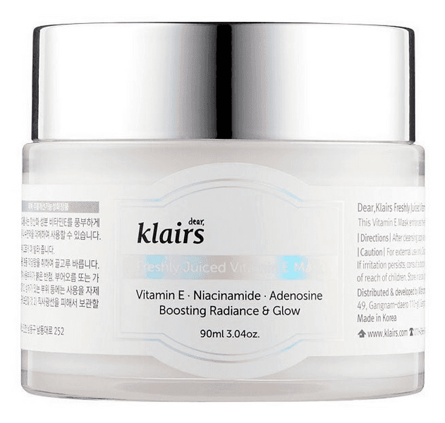 Detalle de Klairs Freshly Juiced 90 ml Mascarilla facial