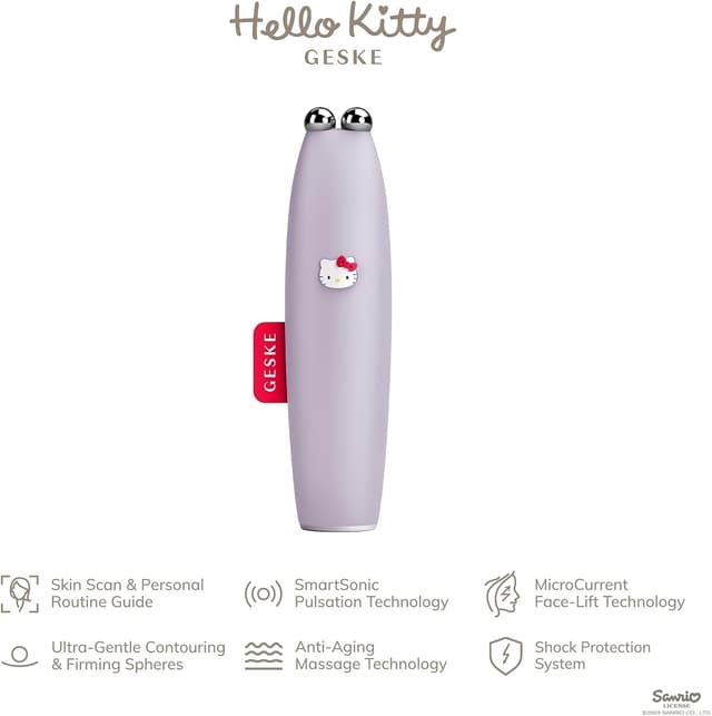 Detalle 2 de GESKE x Hello Kitty SmartAppGuided™ MicroCurrent Face-Lift Pen 6 en 1