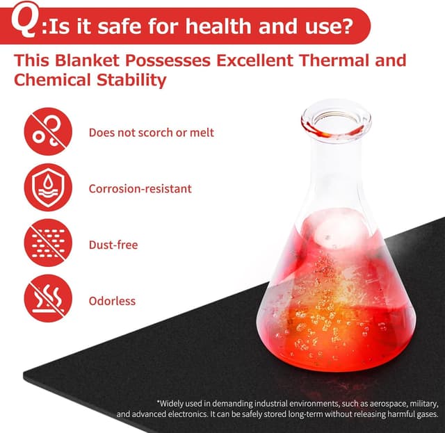 Thumbnail 5 de Matace Welding Blanket 12x14 Inch fireproof pad