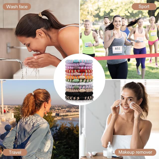 Thumbnail 6 de Kisvic Haargummi 12 Stück Mehrfarbig