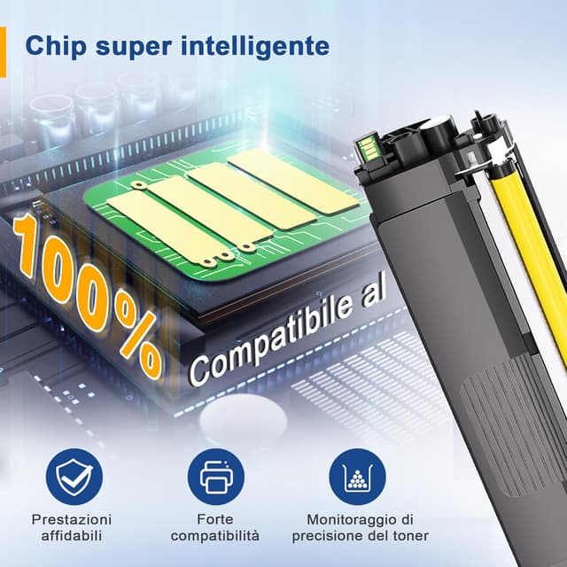 Detalle de TN248 / TN248XL toner compatibili per Brother (TN-248CMYK) per MFC-L e DCP-L