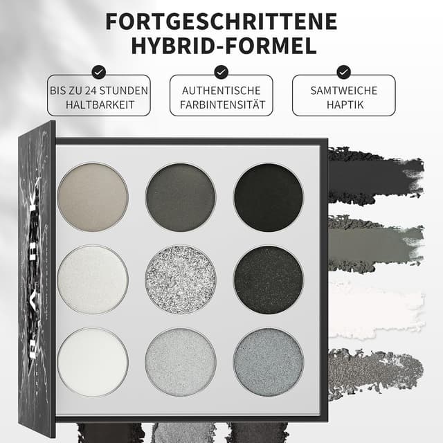Detalle de Docolor Lidschatten Palette 9 Farben 🎨