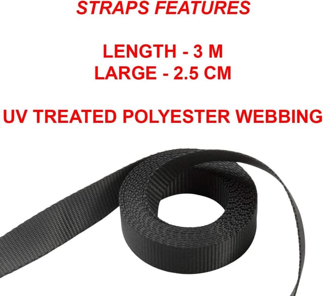 Thumbnail 4 de Master Lock ratchet tie down strap 3m