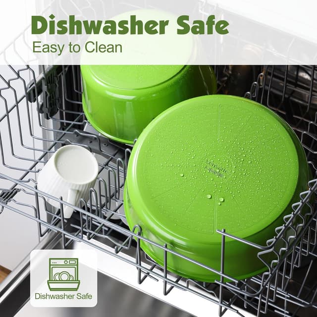 Thumbnail 4 de SENSARTE 17 Piece Ceramic Cookware Set