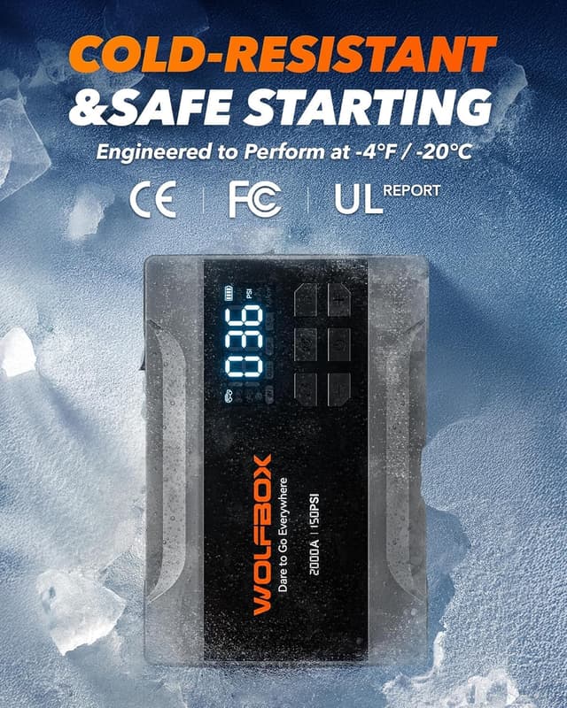 Thumbnail 6 de WOLFBOX 2000A Jump Starter, 150 PSI