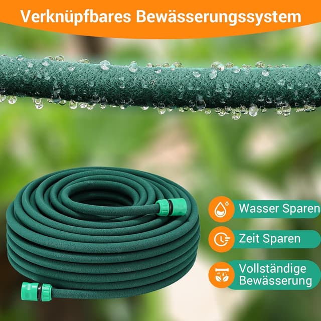 Detalle 2 de 50 m Perlschlauch Tropfbewässerung 16,8 mm