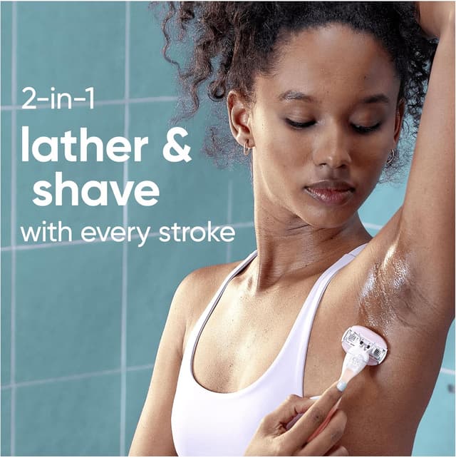 Detalle 2 de Gillette Venus Comfortglide Spa Breeze women’s razor (8 blades) with 3 built-in blades