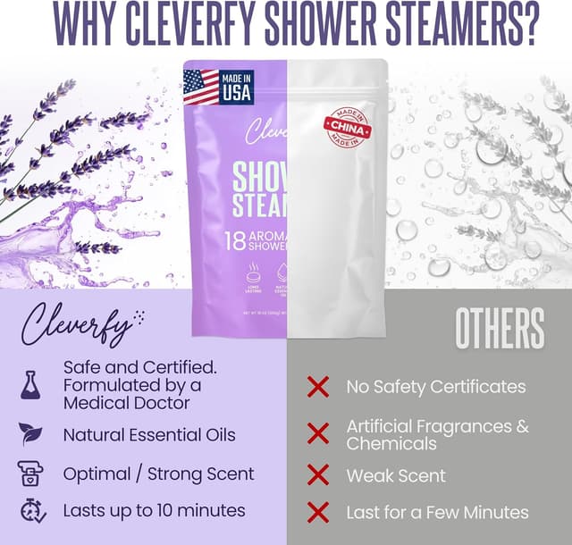 Thumbnail 5 de Cleverfy Shower Steamers Aromatherapy 18 Tablets