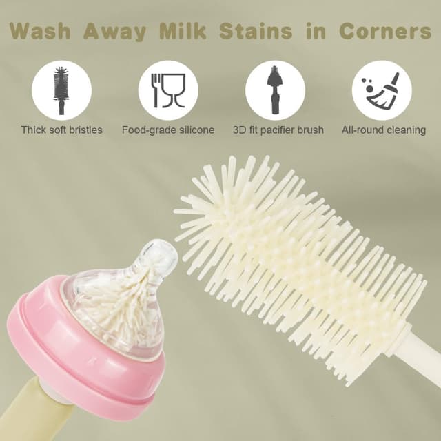 Detalle de Vicloon bottle brush set 3-in-1
