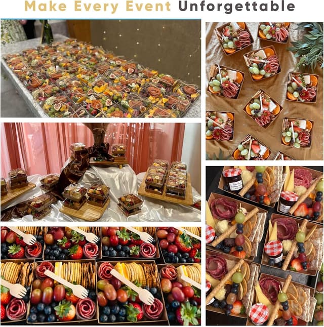 Thumbnail 5 de Leafiew Small Charcuterie Boxes 5-inch 🍱