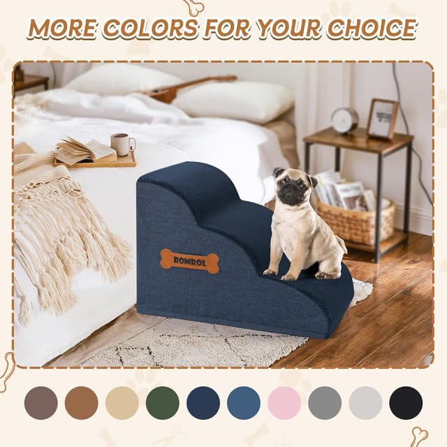 Thumbnail 6 de ROMROL Dog stairs 3-step ramp 58x38x38cm