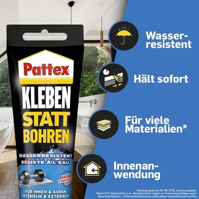 Thumbnail 2 de Pattex Montagekleber 340 g Baukleber für innen & außen