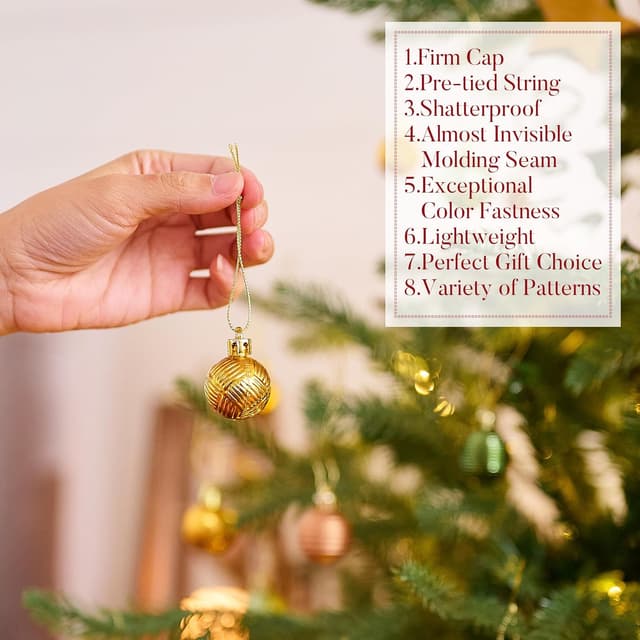 Detalle 1 de Weihnachtskugeln 49er Set 3 cm