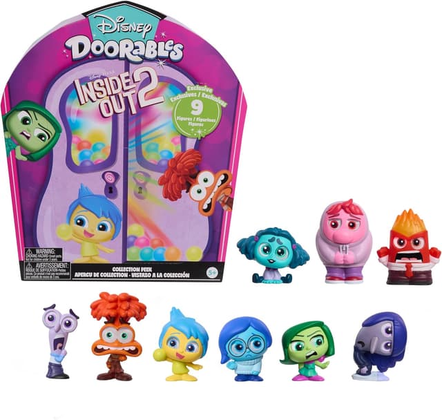 Imagen de Just Play Disney Doorables Inside Out 2, 9 piezas en OfertitasTOP