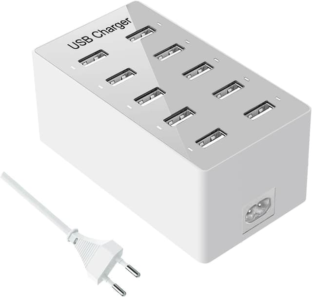 Detalle de Caricatore USB 10 porte 50 W