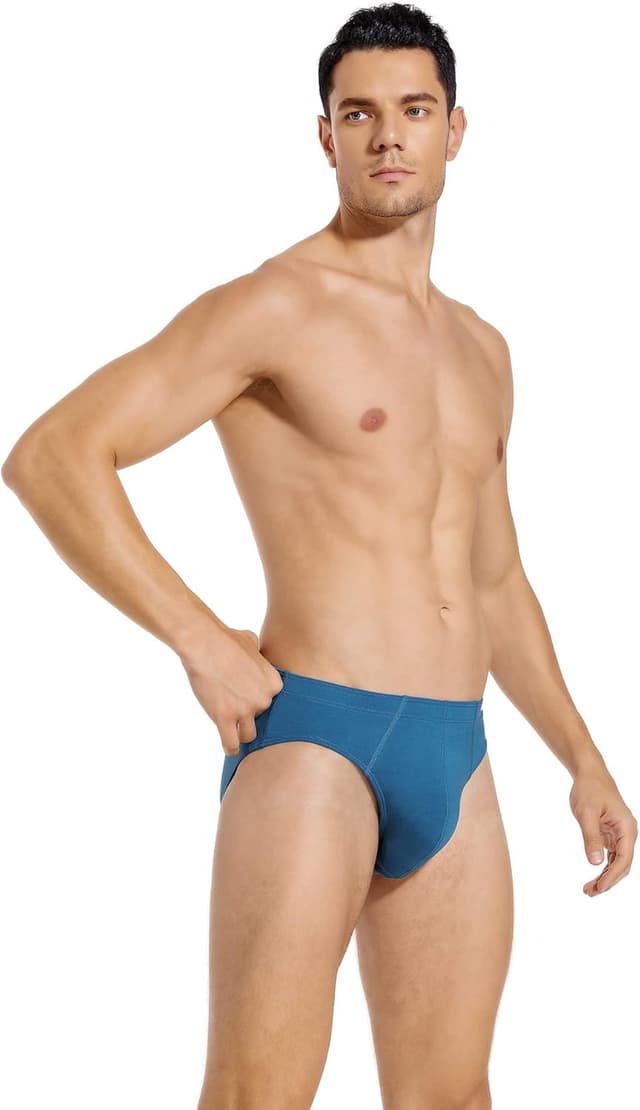 Detalle de INNERSY Herren Slip – weiche, atmungsaktive Sport-Basics im 4er Pack