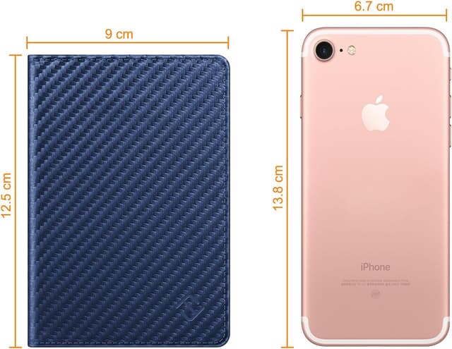 Thumbnail 3 de FINTIE KFZ Fahrzeugschein Schutzhülle Marineblau