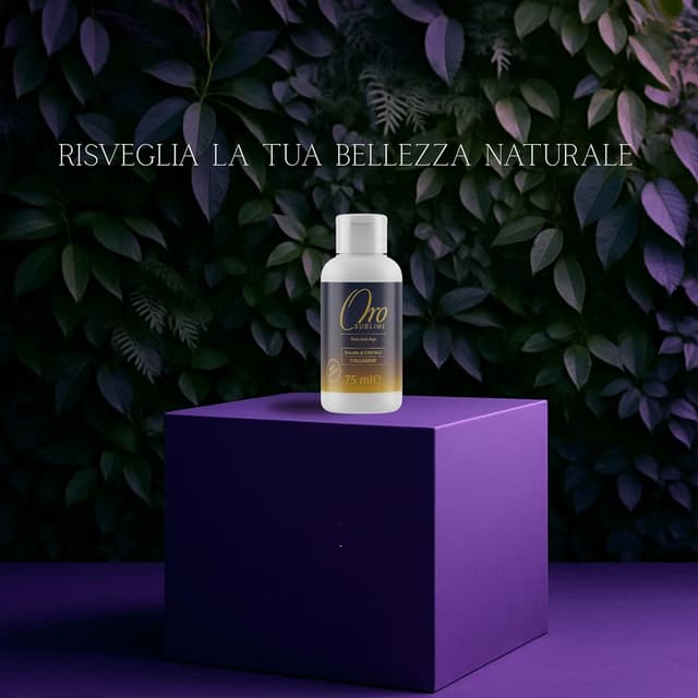 Detalle de Crema Viso Antiage Oro Sublime 300 ml – Idratante, antirughe con Acido Ialuronico e oro colloidale