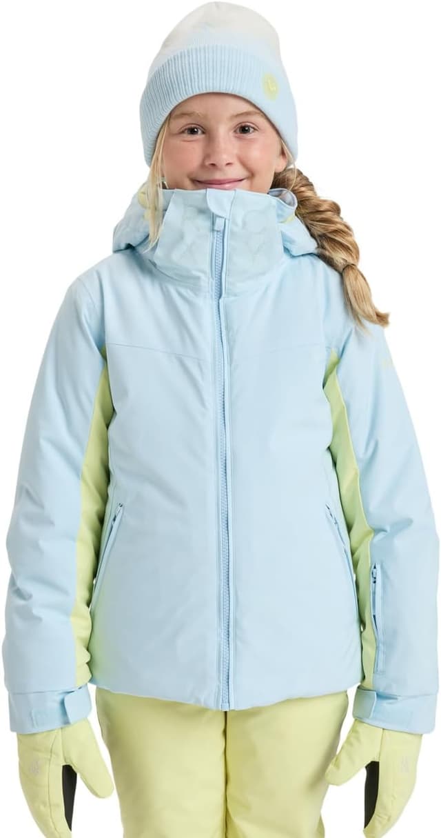 Detalle de Roxy Free Jet Block Girl Jacket Jacke für Mädchen (1er Pack) – mit durchgehendem Reißverschluss